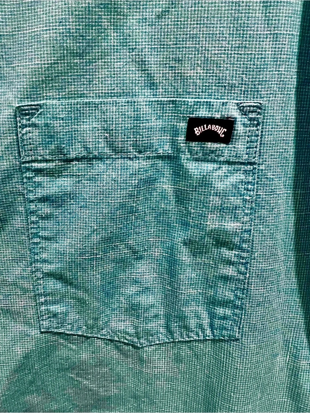 Billabong Victoria Short Sleeve Shirt in the absinthe teal